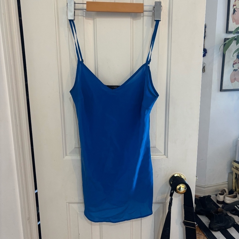 J. Crew Cobalt blue 100 percent silk tank top * accepting offers